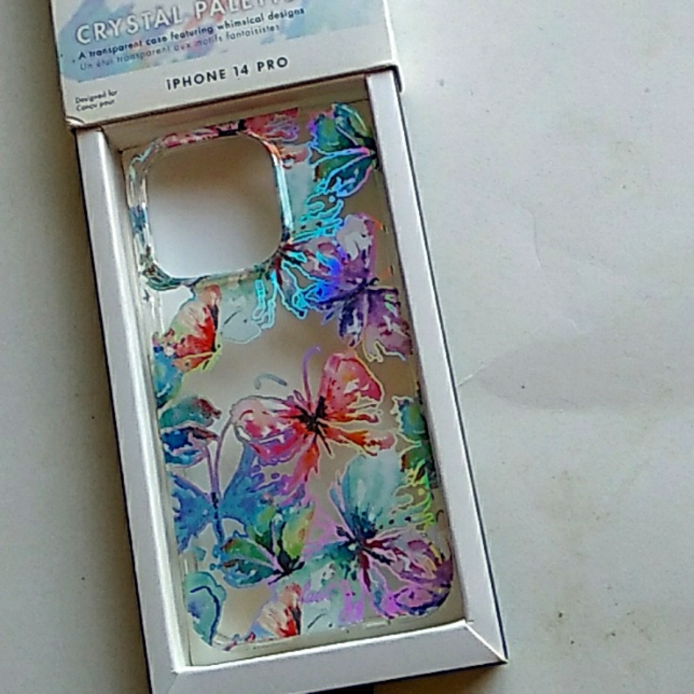 I phone 14  butterfly case